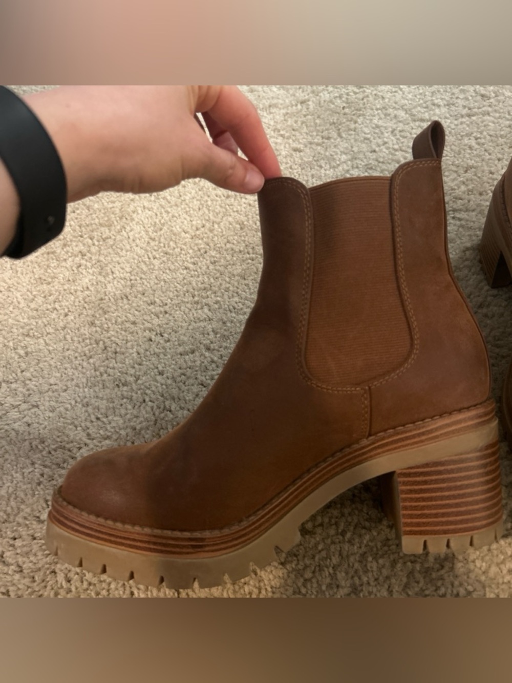 Women’s Chelsea Lug Boot in Brown - Versatile Casual Style